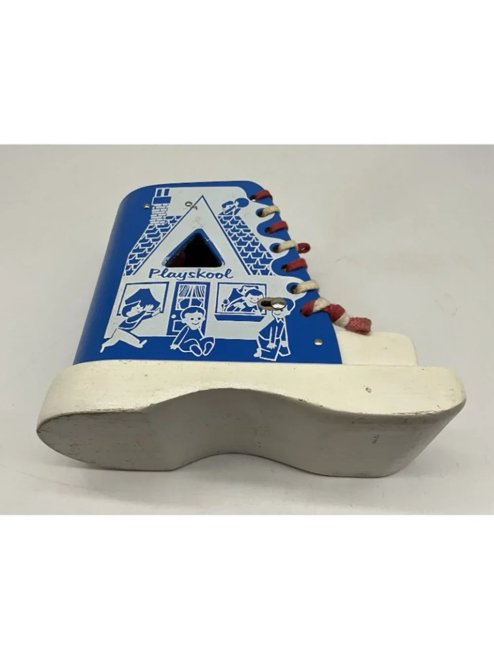 PLAYSKOOL Vintage Red Box Lacing Boot Learning While Playing in Original Box